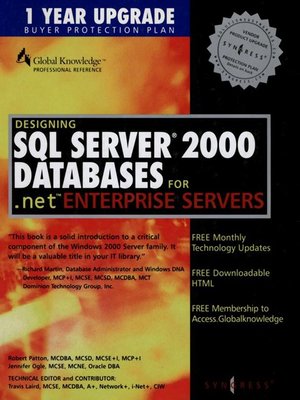 cover image of Designing SQL Server 2000 Databases